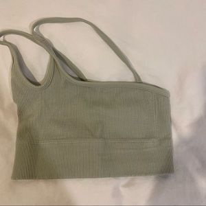 Gilly Hicks Cropped Ribbed Top